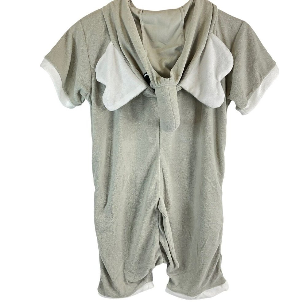 Funziez Romper Elephant 1 Piece M Short Slv Plush costume Halloween Jumpsuit Nwt - Picture 3 of 14